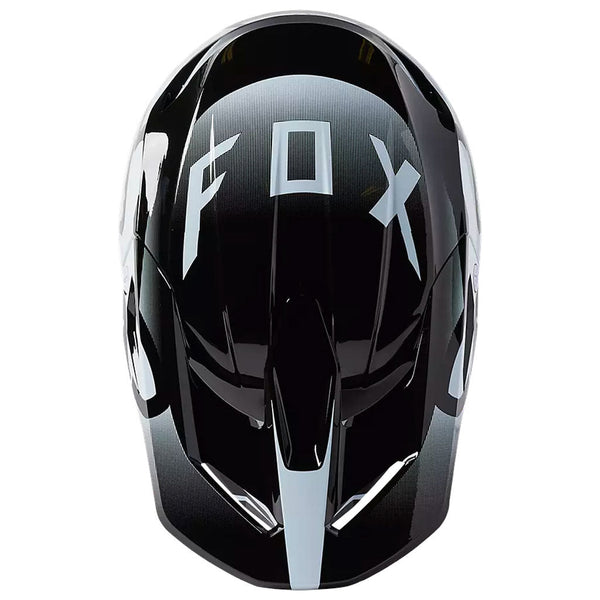 Fox - 2023 Youth V1 Leed Black/White Helmet