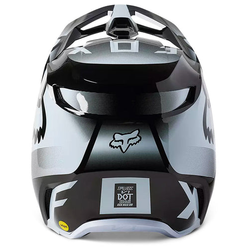 Fox - 2023 Youth V1 Leed Black/White Helmet