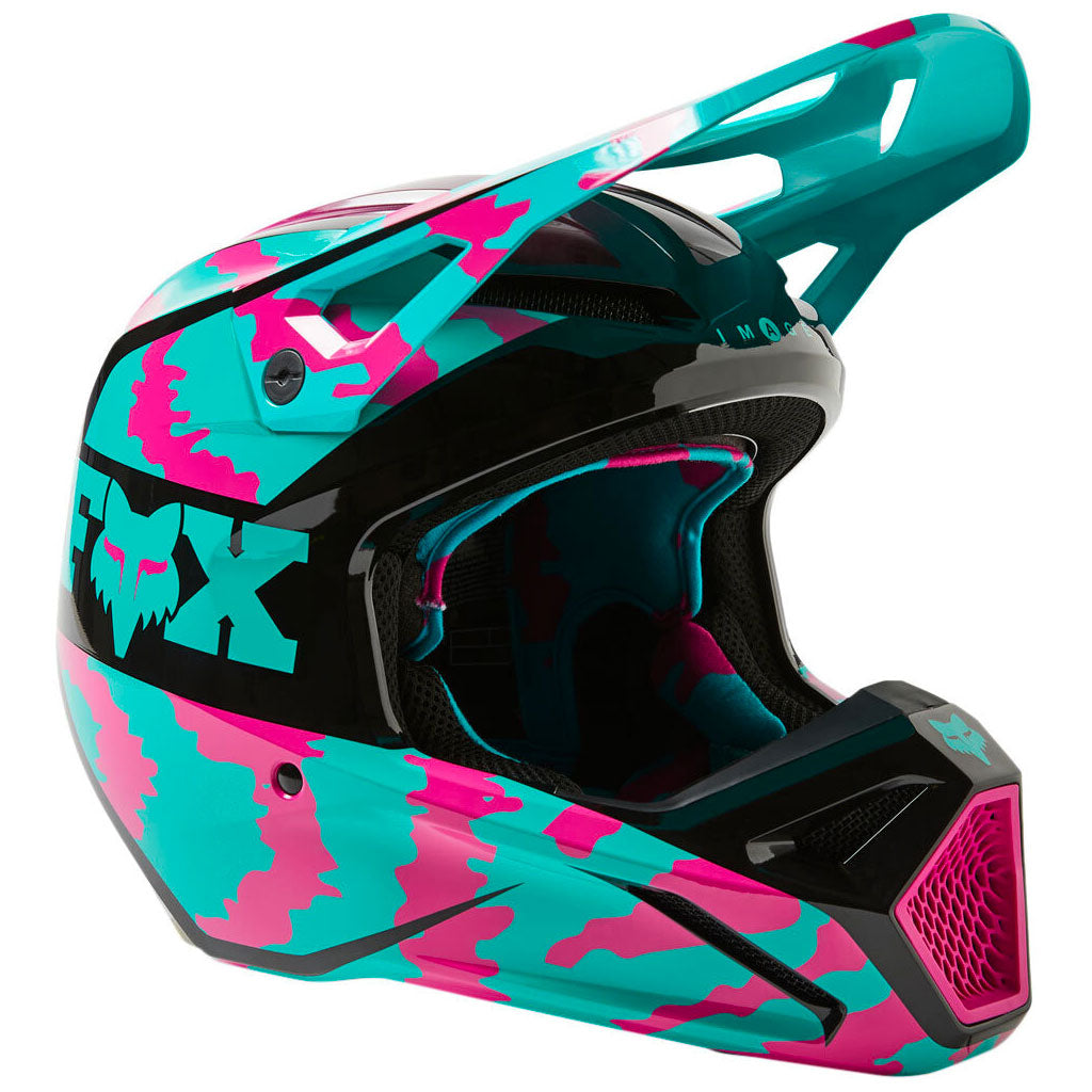 Fox - 2024 V1 Nuklr Teal Helmet