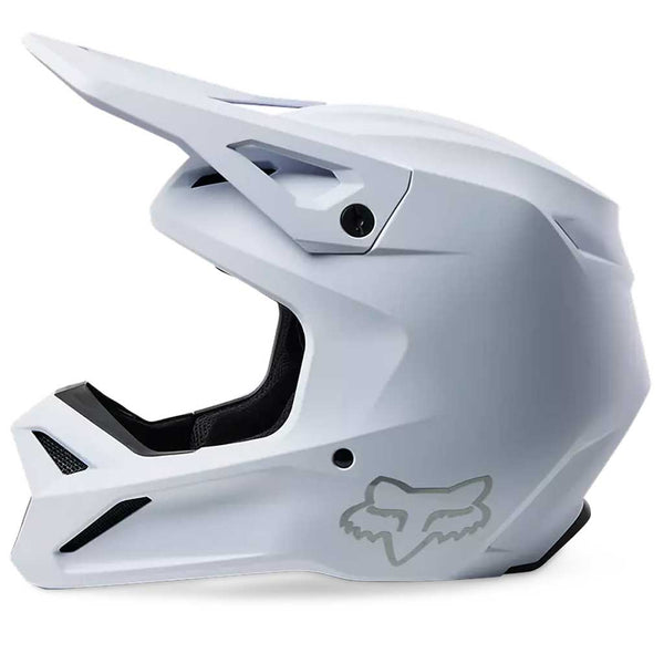 Fox - 2024 V1 Solid White Helmet