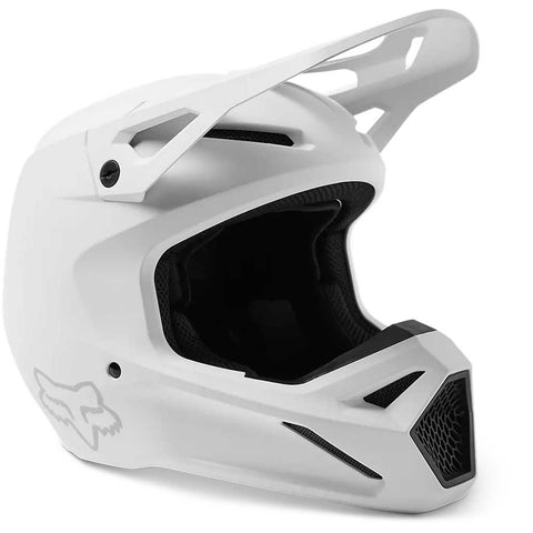 Fox - V1 Solid White Helmet