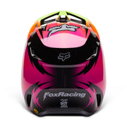 Fox - 2024 V1 Statk Black/Pink/Yellow Helmet