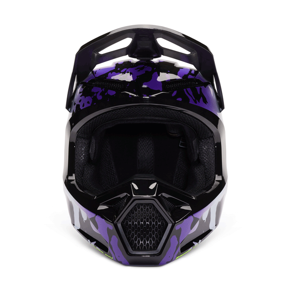 Fox - 2024 Youth V1 Morphic Black/White Helmet