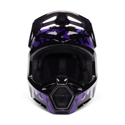 Fox - V1 Morphic Black/White Helmet