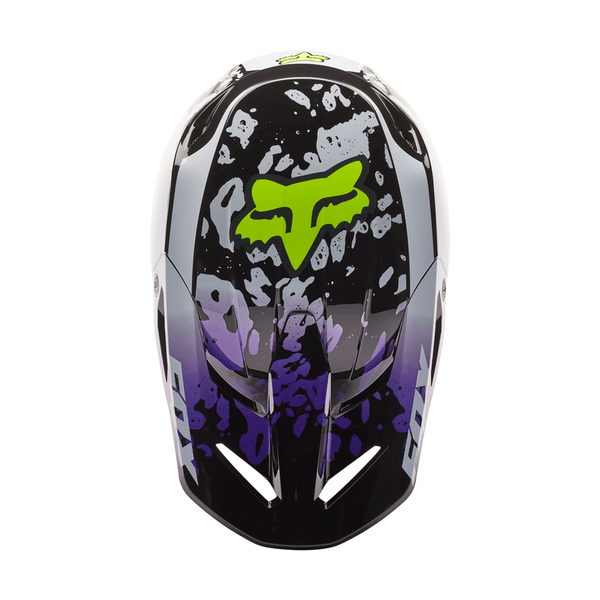 Fox - 2024 Youth V1 Morphic Black/White Helmet