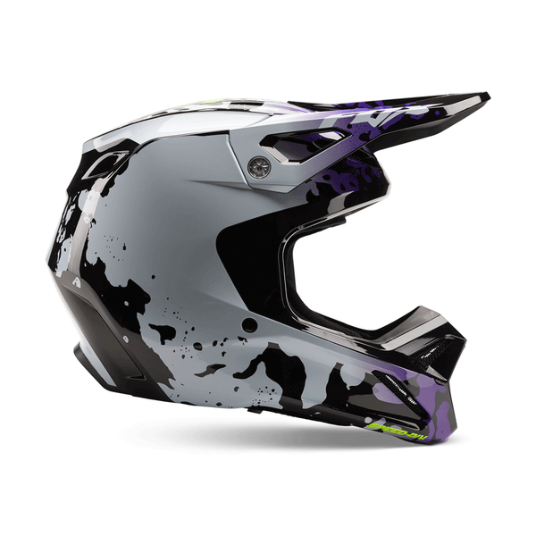 Fox - 2024 Youth V1 Morphic Black/White Helmet