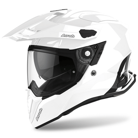 Airoh - Commander Solid White Adventure Helmet