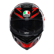 AGV - K5 S Hurricane 2.0 Black/Red Helmet