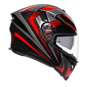 AGV - K5 S Hurricane 2.0 Black/Red Helmet