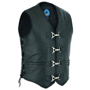 Johnny Reb - Aussie Flag Leather Vest