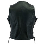 Johnny Reb - Womens Sapphire Leather Vest