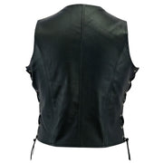 Johnny Reb - Womens Sapphire Leather Vest