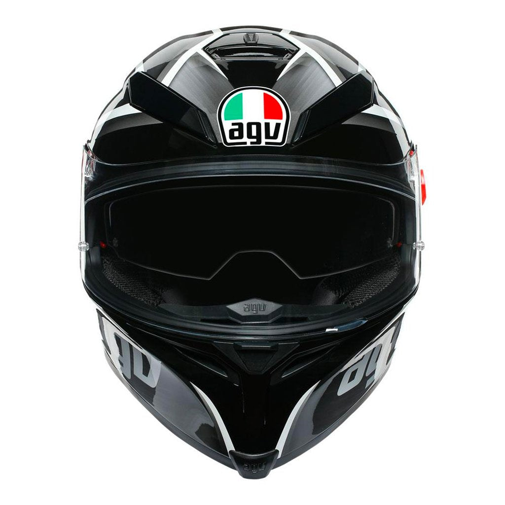 AGV - K5 S Tempest Black/Silver Helmet