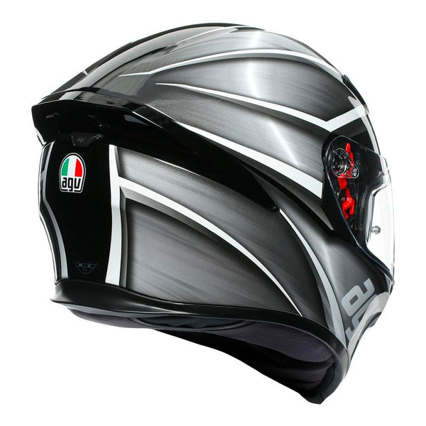 AGV - K5 S Tempest Black/Silver Helmet