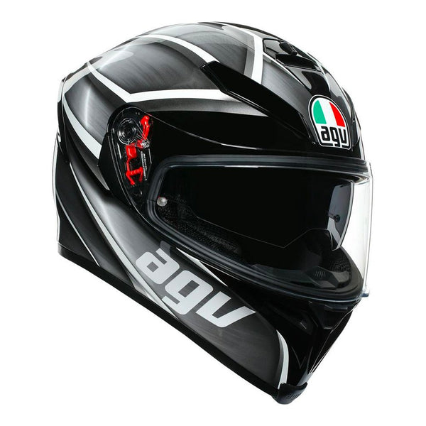 AGV - K5 S Tempest Black/Silver Helmet