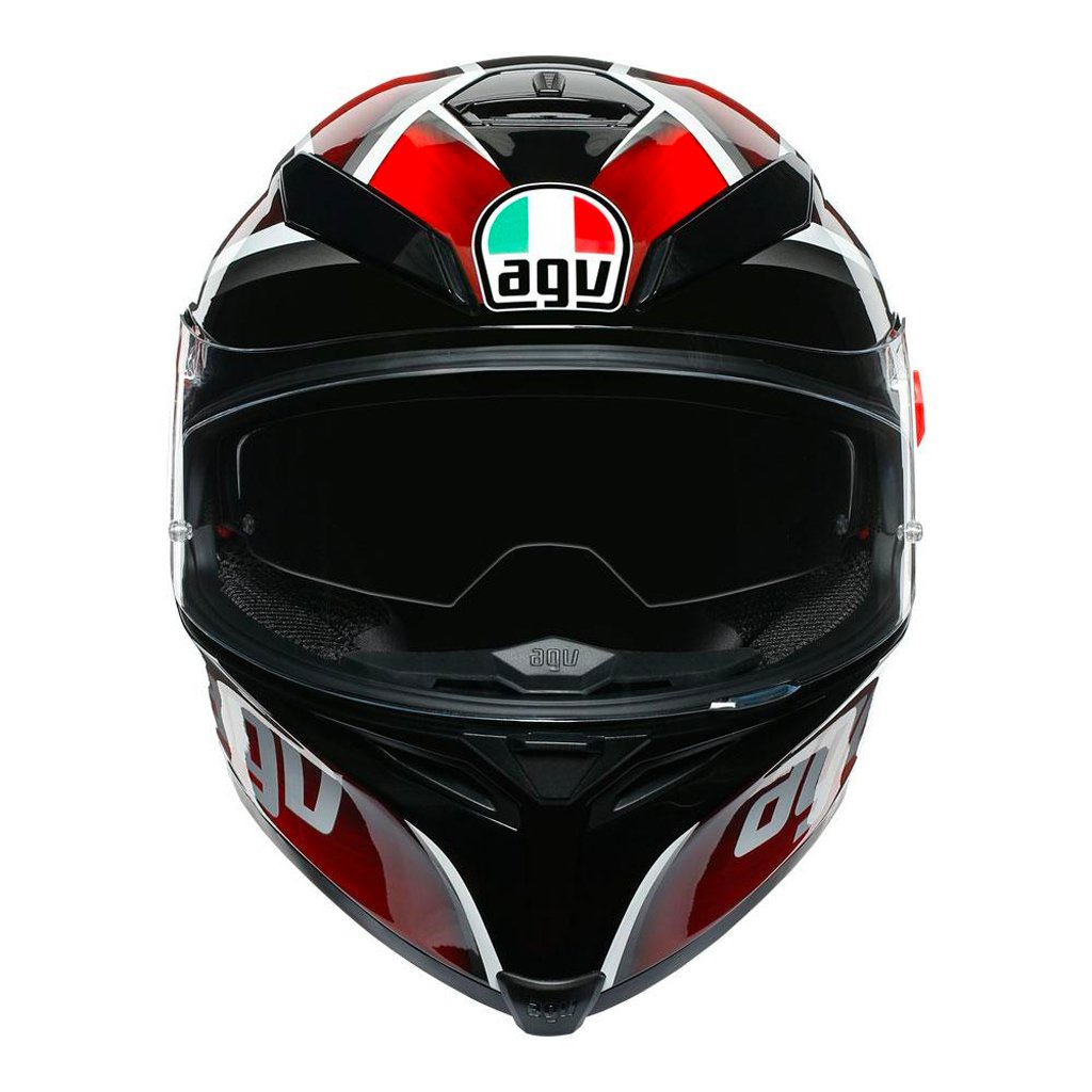 AGV - K5 S Tempest Black/Red Helmet