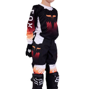 Fox - 2024 180 Kids Flora Black MX Combo