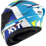 KYT - TT Course Grand Prix Blue/White Helmet