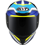 KYT - TT Course Grand Prix Blue/White Helmet