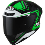 KYT - TT Course Overtech Black/Green Helmet