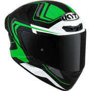 KYT - TT Course Overtech Black/Green Helmet