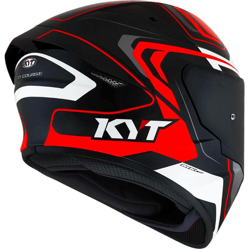 KYT - TT Course Overtech Black/Orange Helmet