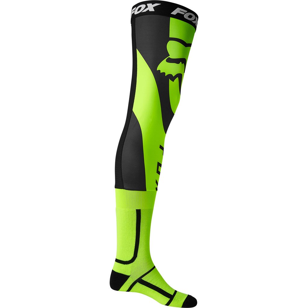 Fox - Mirer Knee Brace Flo Yellow Socks