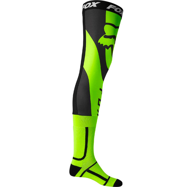 Fox - Mirer Knee Brace Flo Yellow Socks