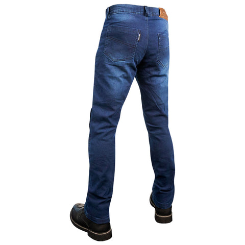 Moto Dry - Blue Stretch Denim Slim Kevlar Jeans