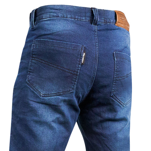 Moto Dry - Blue Stretch Denim Slim Kevlar Jeans