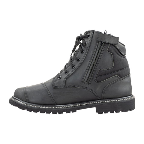 Moto Dry - Roadster Black Leather WP Boot