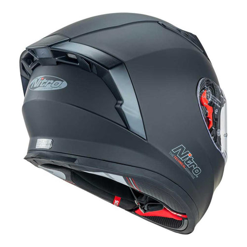 Nitro - N501 Solid Matt Black Helmet