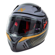 Nitro - N501 Black/Gold Helmet