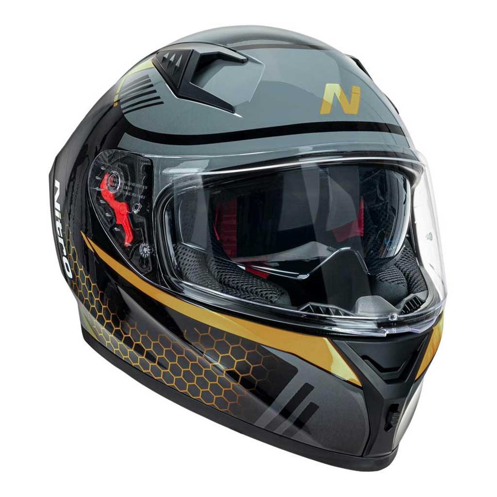 Nitro - N501 Black/Gold Helmet