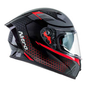 Nitro - N501 Black/Red Helmet