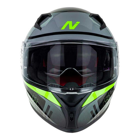 Nitro - N501 Black/Green Helmet