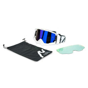 Nitro - NV-150 White/Blue MX Goggles