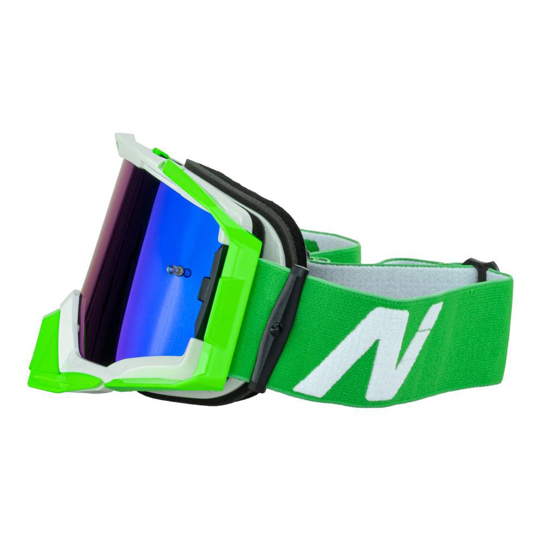 Nitro - NV-150 Green/White MX Goggles