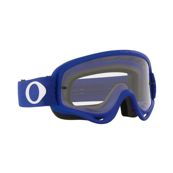 Oakley - O Frame Blue W/ Clear Lens Moto Goggles