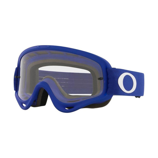 Oakley - O Frame Blue W/ Clear Lens Moto Goggles