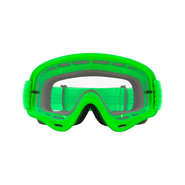 Oakley - O Frame Green W/ Clear Lens Moto Goggles