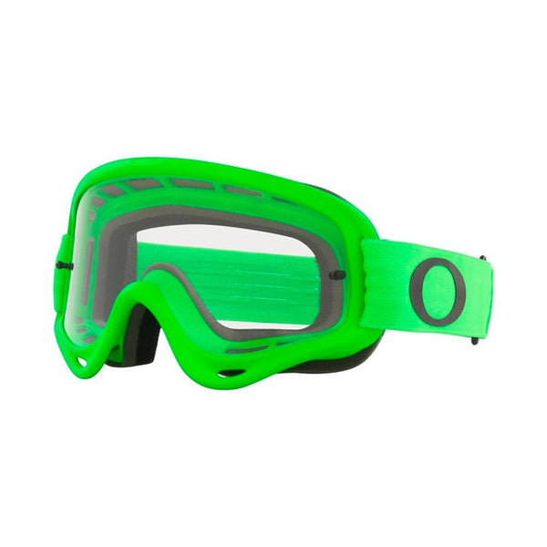 Oakley - O Frame Green W/ Clear Lens Moto Goggles