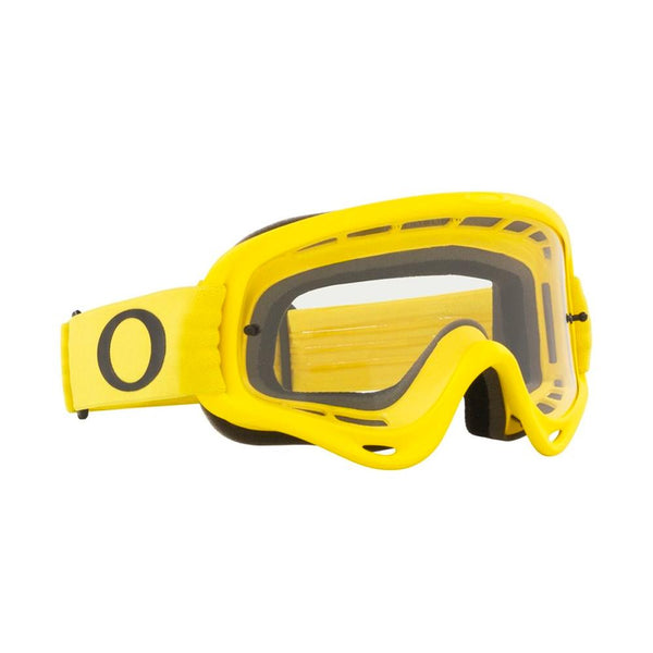 Oakley - O Frame Yellow W/ Clear Lens Moto Goggles