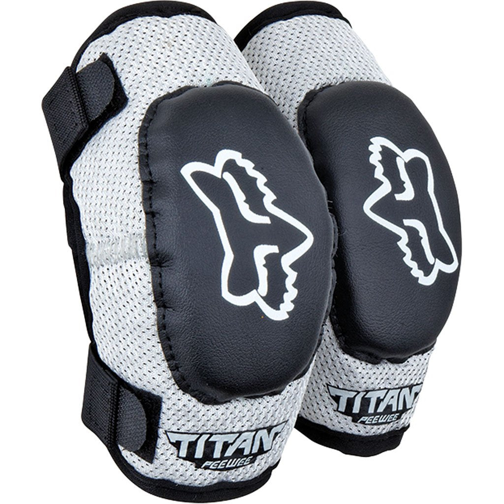 Fox - Kids Titan Black/Silver Elbow Guards