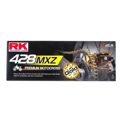 RK - 428MXZ Gold Chain - 136 Link