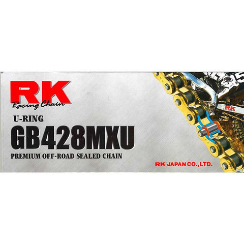 RK - 428MXU Gold Chain - 136 Link