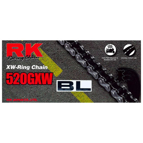 RK - 520 GXW 120 Link Black/Gold Chain