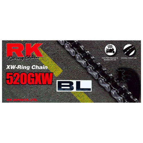 RK - 520 GXW 120 Link Black/Gold Chain