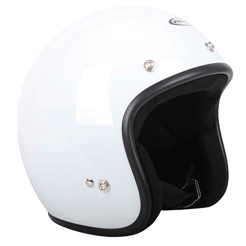 RXT - Challenger Gloss White Open Face Helmet