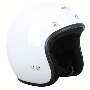 RXT - Challenger Gloss White Open Face Helmet